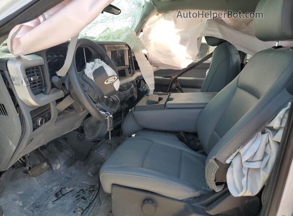 1FT7W2BT5SEC09708 2025 FORD F250 White Widok wnętrza z przodu