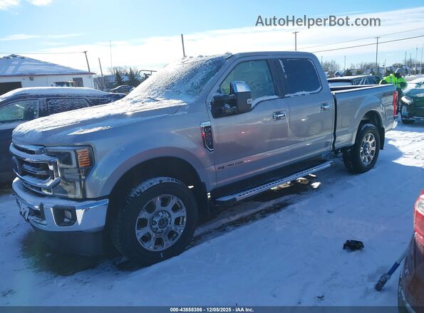 1FT7W2BT8LED74279 2020 FORD F-250 Silver Vista tres cuartos delantera izquierda