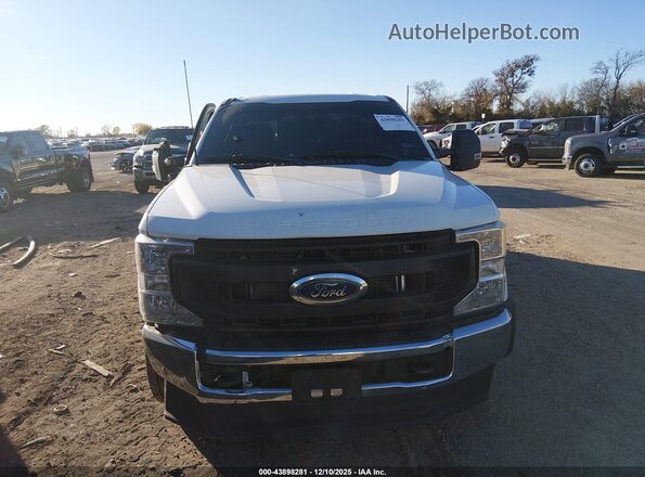 1FT7X2B60NEC70296 2022 FORD F-250 White Widok zestawu wskaźników