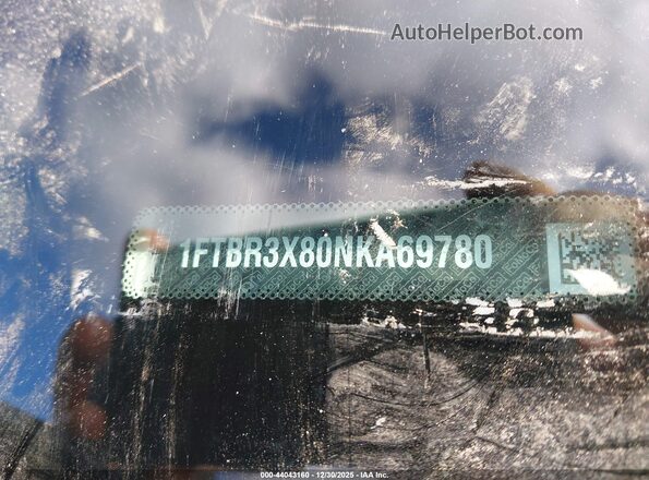 1FTBR3X80NKA69780 2022 FORD TRANSIT-250 Белый 