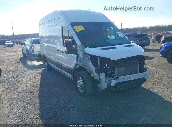 1FTBW1XG9RKB87160 2024 FORD TRANSIT-350 White Przód prawy