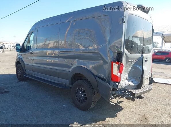 1FTBW2CG5PKB51555 2023 FORD TRANSIT-350 Gray Tył lewy