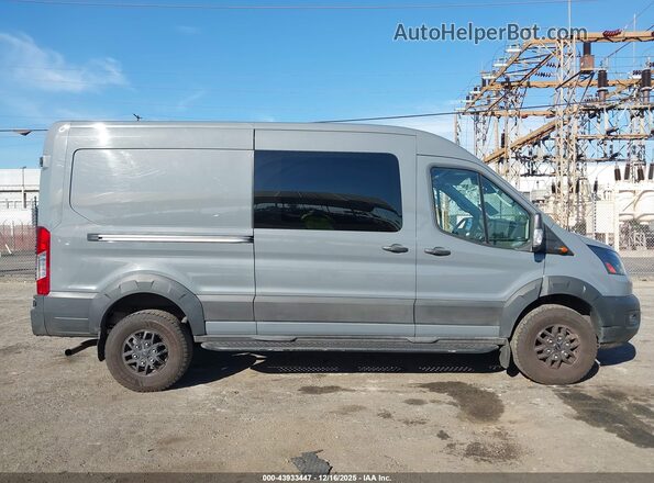 1FTBW2CG5PKB51555 2023 FORD TRANSIT-350 Gray Widok wnętrza 360 stopni