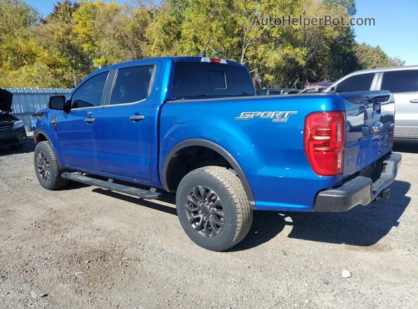 1FTER4FHXKLB03492 2019 FORD RANG Blue Tył lewy