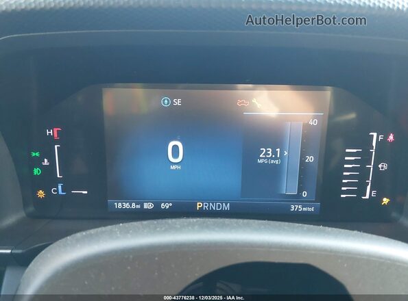 1FTER4HH0SLE28228 2025 FORD RANG Белый Вид задних сидений