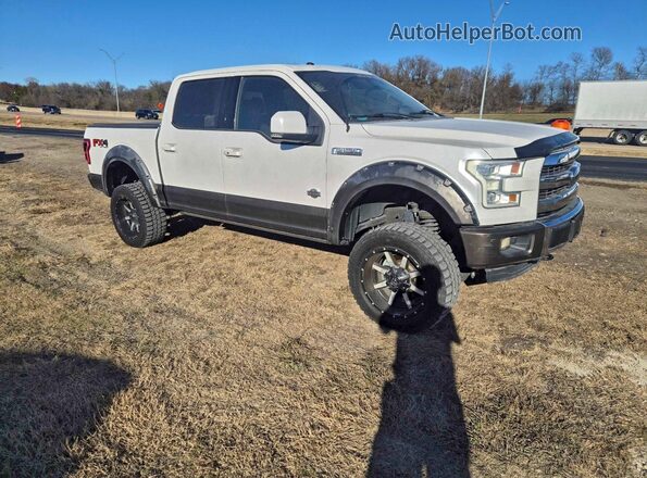 1FTEW1EF0GFA45809 2016 FORD F150 Белый Передняя левая четверть