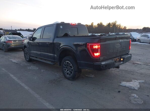 1FTEW1EP6NFB81349 2022 FORD F150 Черный Задняя левая четверть