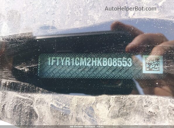 1FTYR1CM2HKB08553 2017 FORD TRANSIT-250 Белый Вид подкапотного пространства