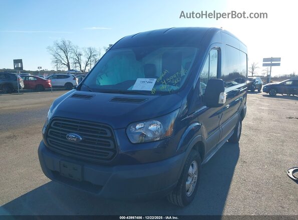 1FTYR1CM7JKA68251 2018 FORD TRANSIT-250 Blue წინა მარცხენა ხედი სამი მეოთხედიდან