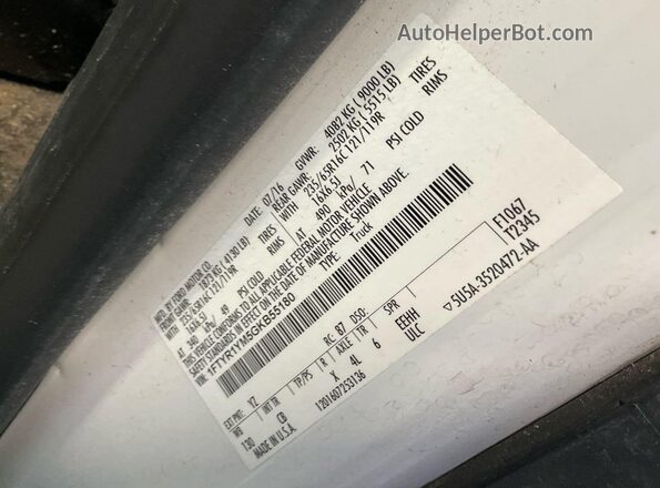 1FTYR1YM5GKB55180 2016 FORD TRANSIT-250  Передняя правая четверть