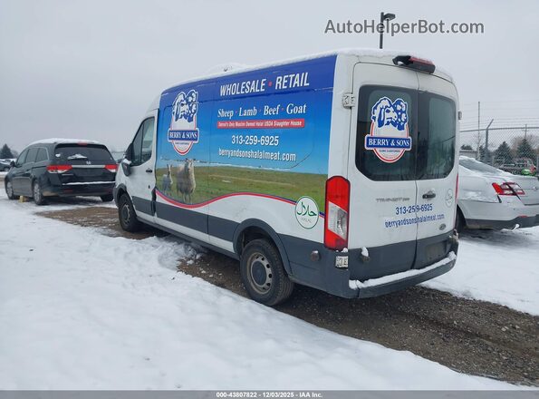 1FTYR2CM3JKA16055 2018 FORD TRANSIT-250 Белый Задняя левая четверть