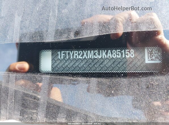 1FTYR2XM3JKA85158 2018 FORD TRANSIT-250 Белый Вид подкапотного пространства