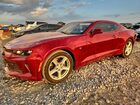 2017 Chevrolet Camaro Lt Red vin: 1G1FD1RS7H0173687