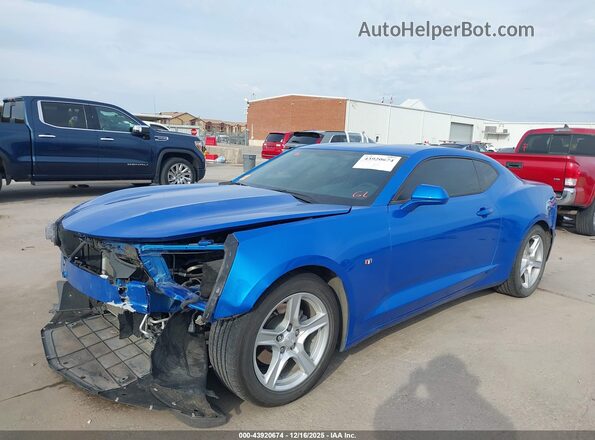 1G1FD1RS7R0114611 2024 CHEVROLET CAMARO Синий Передняя левая четверть