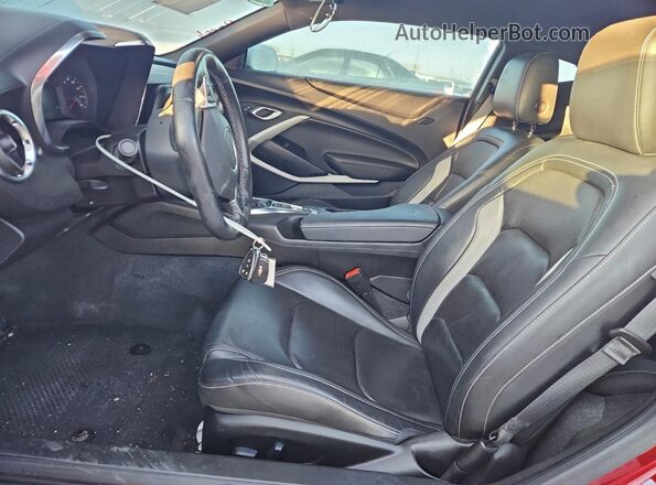 1G1FD1RSXM0138796 2021 CHEVROLET CAMARO Red Vista interior delantera