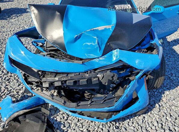 1G1FD3DS7P0123342 2023 CHEVROLET CAMARO Синий Вид задней части салона