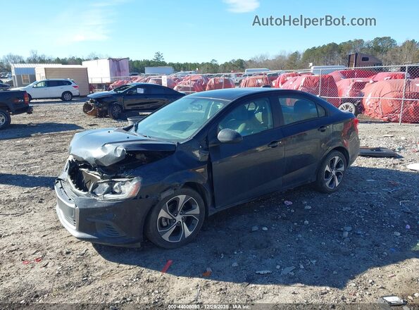1G1JB5SH5H4171998 2017 CHEVROLET SONIC Черный Передняя левая четверть