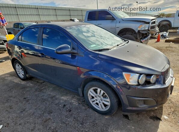 1G1JC5SH8G4154057 2016 CHEVROLET SONIC Blue Delantero derecho