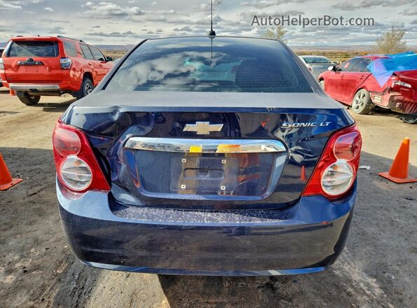 1G1JC5SH8G4154057 2016 CHEVROLET SONIC Blue Vista trasera