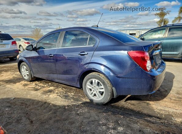 1G1JC5SH8G4154057 2016 CHEVROLET SONIC Blue Trasero izquierdo