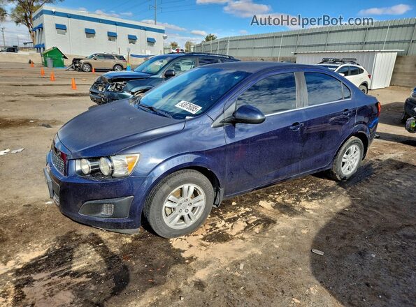 1G1JC5SH8G4154057 2016 CHEVROLET SONIC Blue Vista tres cuartos delantera izquierda