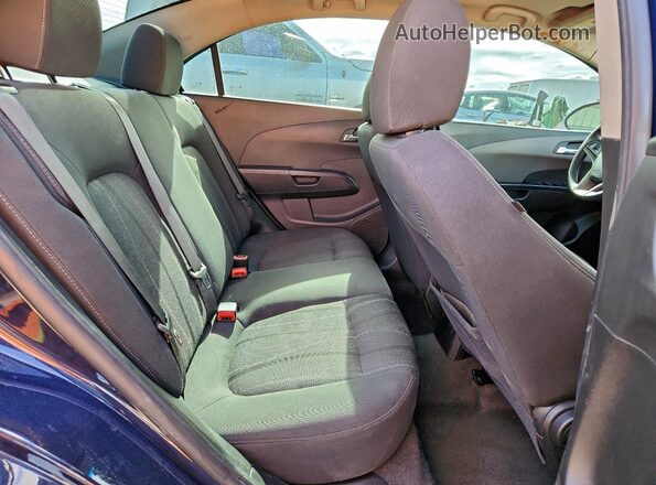 1G1JC5SH8G4154057 2016 CHEVROLET SONIC Blue Vista de los asientos traseros