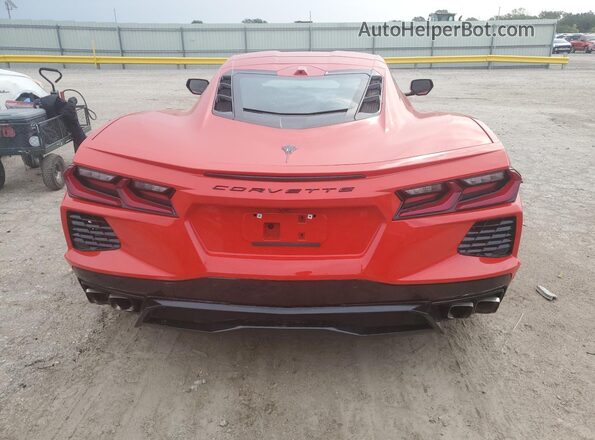1G1Y72D47L5117050 2020 CHEVROLET CORVETTE Red Widok z tyłu