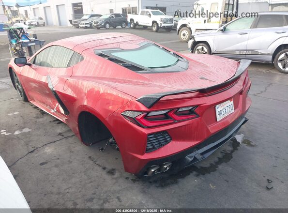 1G1YA2D40M5123680 2021 CHEVROLET CORVETTE Red Հետևի ձախ