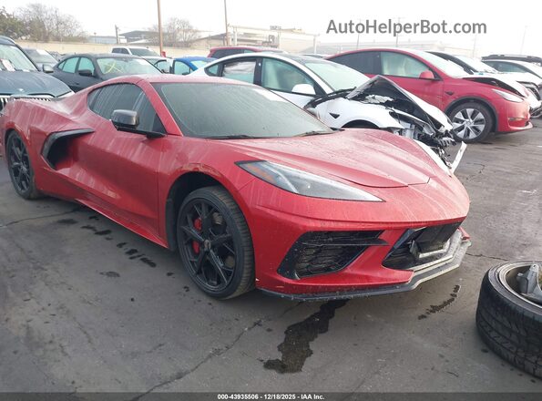 1G1YA2D40M5123680 2021 CHEVROLET CORVETTE Red Առջևի աջ