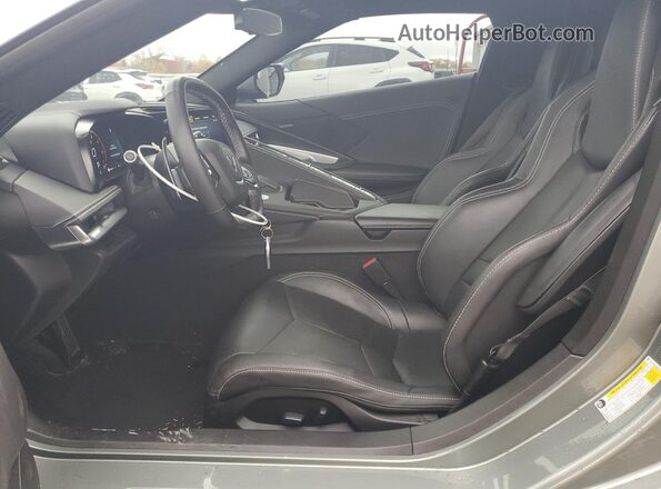 1G1YA2D41N5102371 2022 CHEVROLET CORVETTE Серый Вид салона спереди