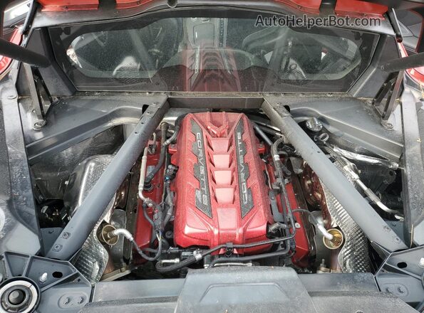 1G1YA2D43R5116696 2024 CHEVROLET CORVETTE Red Widok wnętrza z tyłu