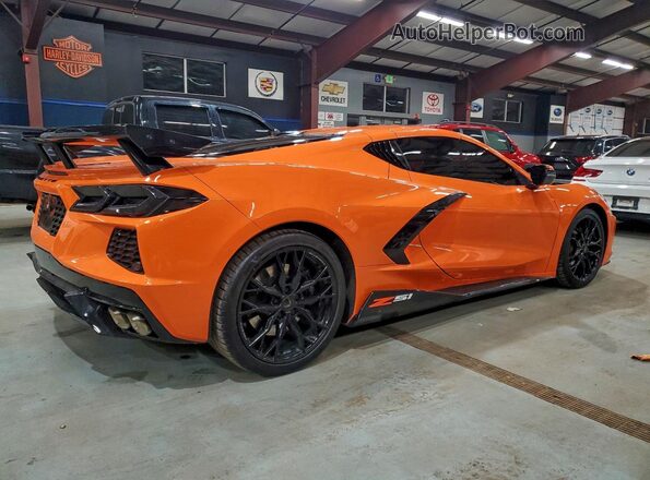 1G1YA2D44R5115332 2024 CHEVROLET CORVETTE Orange Tył prawy