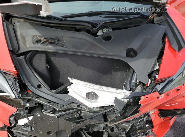 1G1YA2D47M5100784 2021 CHEVROLET CORVETTE Red უკანა სალონის ხედი