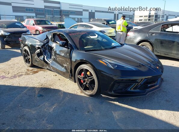 1G1YA2D49R5128366 2024 CHEVROLET CORVETTE Black Przód prawy