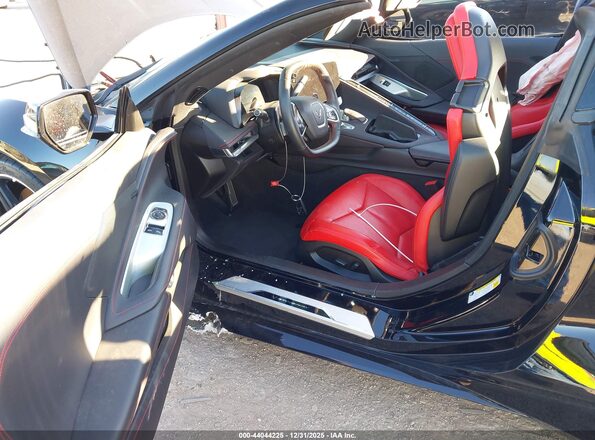 1G1YA2D49R5128366 2024 CHEVROLET CORVETTE Black Widok wnętrza z przodu