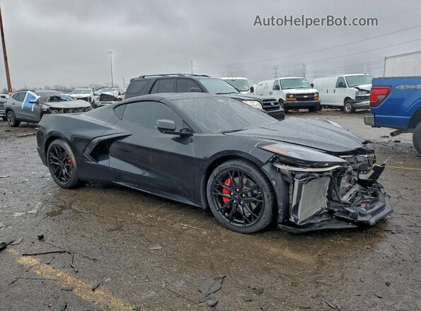 1G1YA2D49S5113288 2025 CHEVROLET CORVETTE Черный Передняя правая четверть