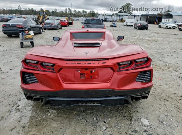 1G1YA3D46M5108560 2021 CHEVROLET CORVETTE Красный Вид сзади
