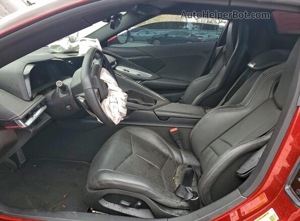 1G1YA3D46M5108560 2021 CHEVROLET CORVETTE Красный Вид салона спереди