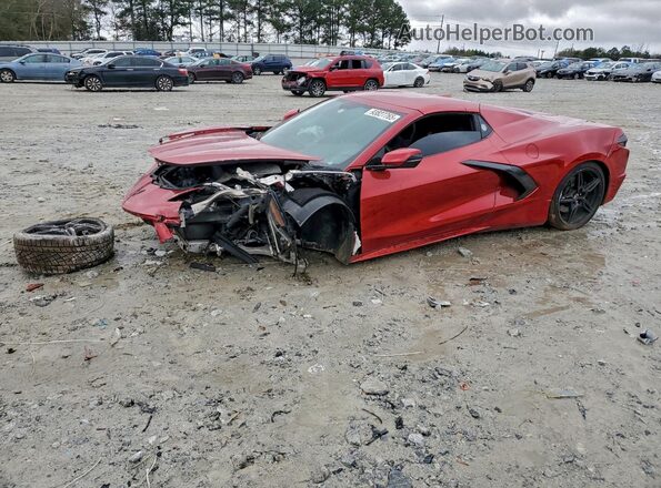 1G1YA3D46M5108560 2021 CHEVROLET CORVETTE Красный Передняя левая четверть