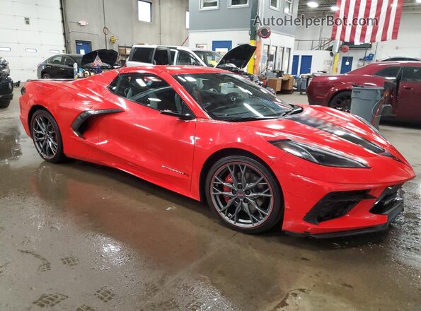 1G1YB3D43R5127412 2024 CHEVROLET CORVETTE Красный Передняя правая четверть