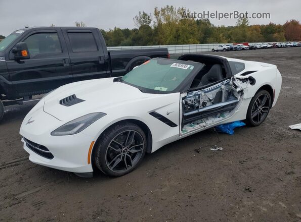 1G1YC2D72H5121648 2017 CHEVROLET CORVETTE Белый Передняя левая четверть