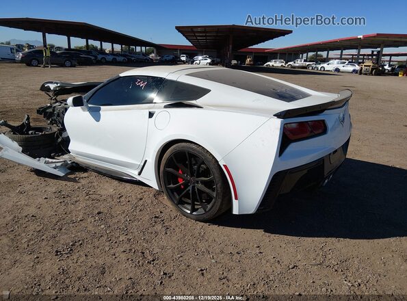 1G1YV2D77K5118570 2019 CHEVROLET CORVETTE White Задня ліва чверть