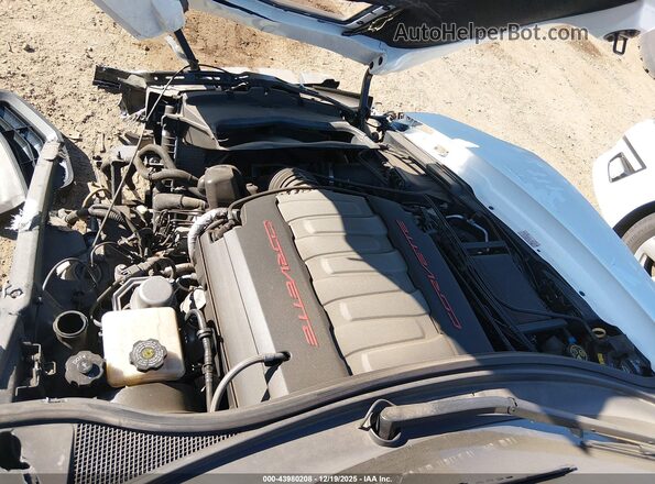 1G1YV2D77K5118570 2019 CHEVROLET CORVETTE White Вид ззаду