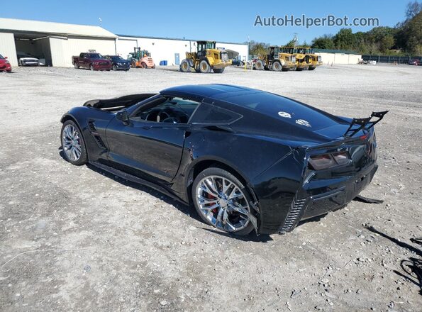 1G1YY2D72H5105340 2017 CHEVROLET CORVETTE Black Tył lewy