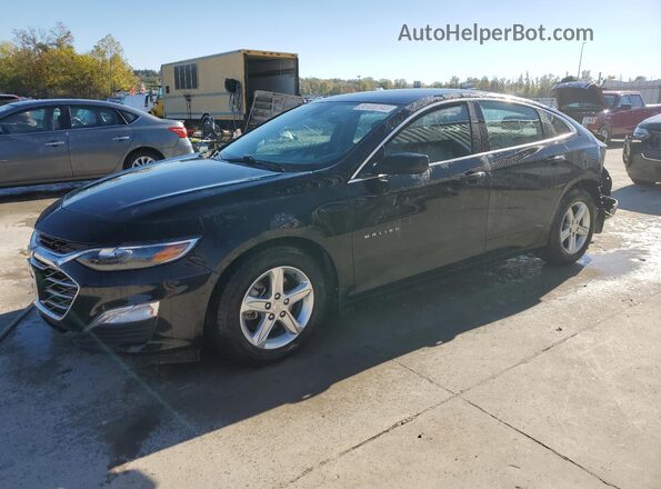 1G1ZB5ST4NF189903 2022 CHEVROLET MALIBU Черный Передняя левая четверть