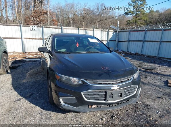 1G1ZB5ST6JF254583 2018 CHEVROLET MALIBU Черный Передняя правая четверть