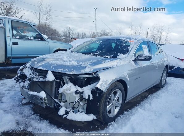 1G1ZC5STXMF082544 2021 CHEVROLET MALIBU Silver Передня ліва чверть
