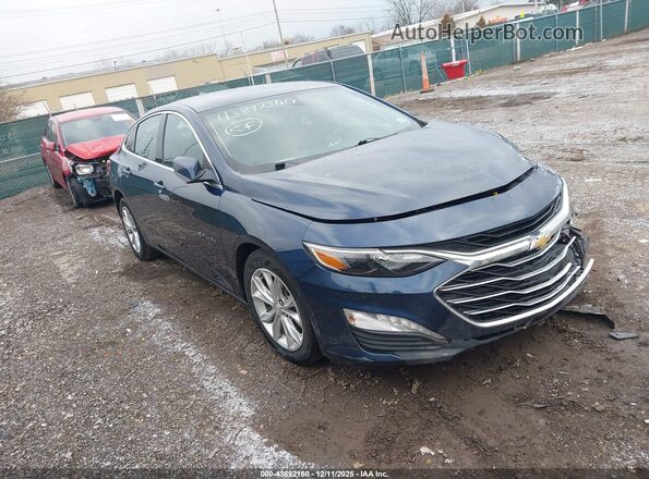 1G1ZD5ST4LF002845 2020 CHEVROLET MALIBU Синий Передняя правая четверть