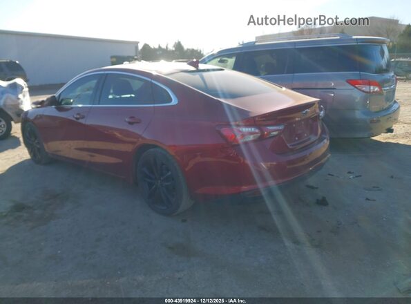 1G1ZD5ST4MF045504 2021 CHEVROLET MALIBU Красный Задняя левая четверть