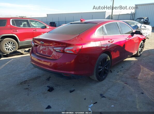1G1ZD5ST4MF045504 2021 CHEVROLET MALIBU Красный Задняя правая четверть